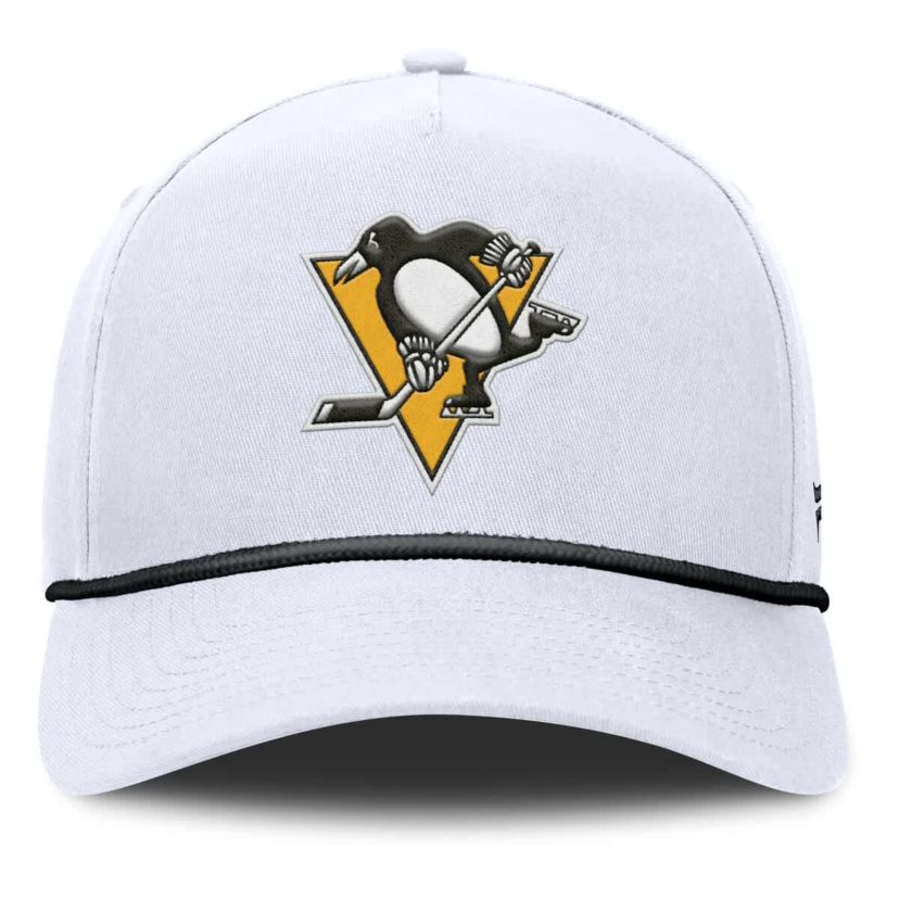 NHL Fanatics Pittsburgh Penguins Rope A-Frame Adjustable Hat