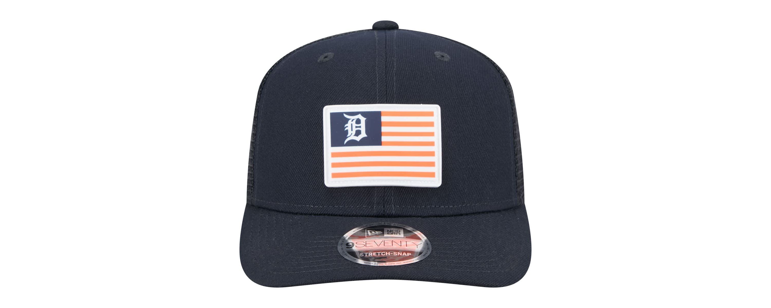 MLB Detroit Tigers Flag 9SEVENTY Stretch-Snap Hat