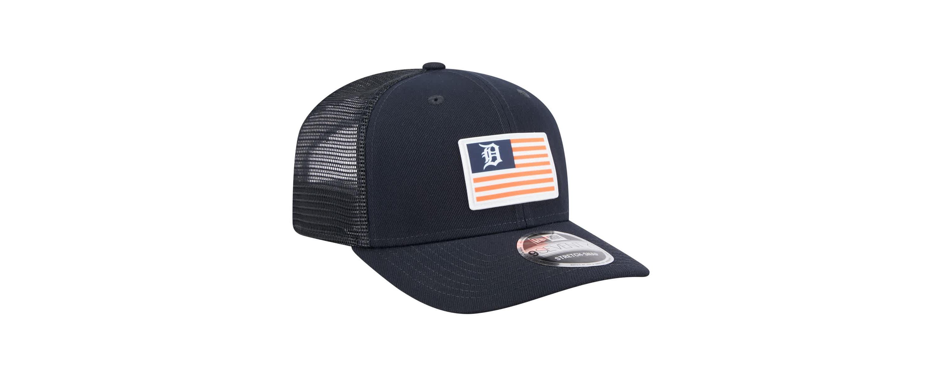 MLB Detroit Tigers Flag 9SEVENTY Stretch-Snap Hat