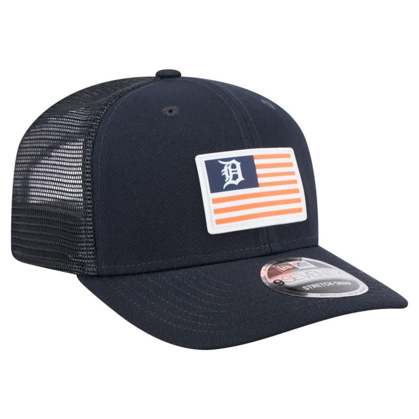 MLB Detroit Tigers Flag 9SEVENTY Stretch-Snap Hat