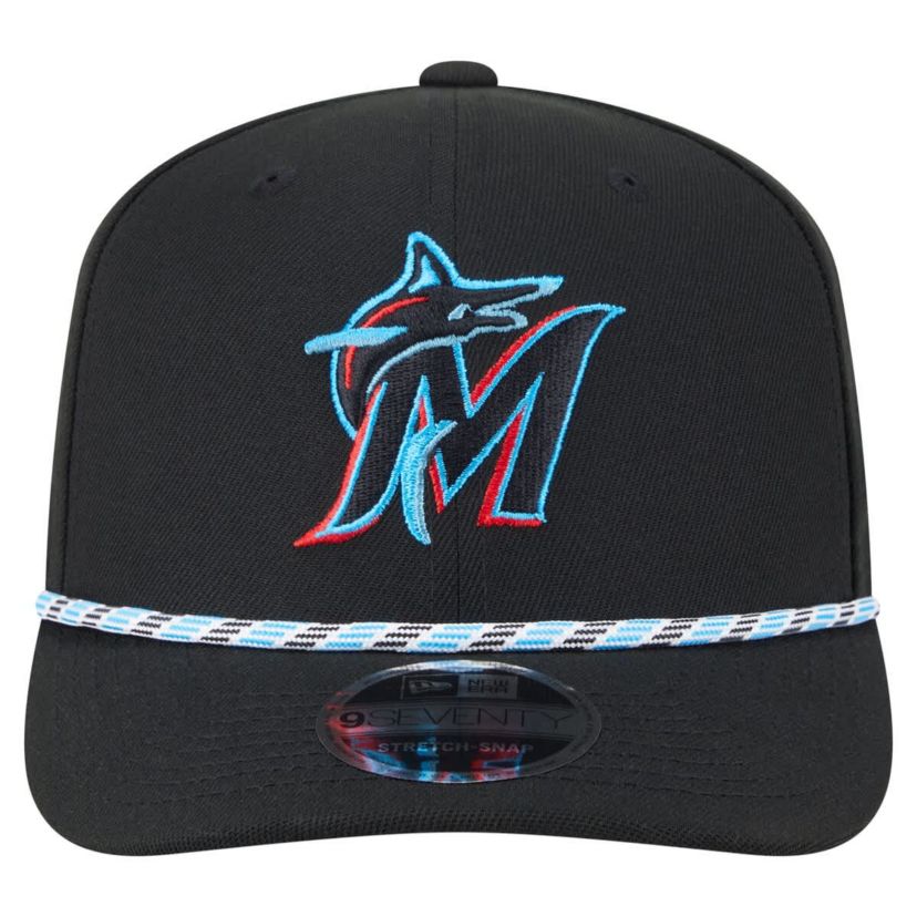 MLB Miami Marlins Multi-Rope 9SEVENTY Stretch-Snap Hat