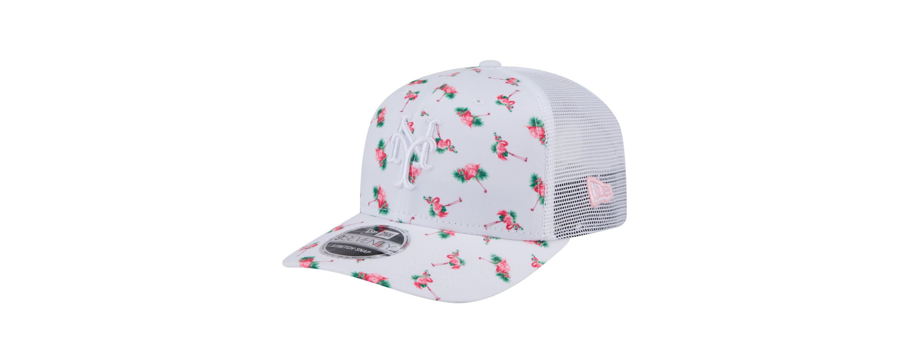 MLB New York Mets Flamingo Mesh Back 9SEVENTY Stretch-Snap Hat