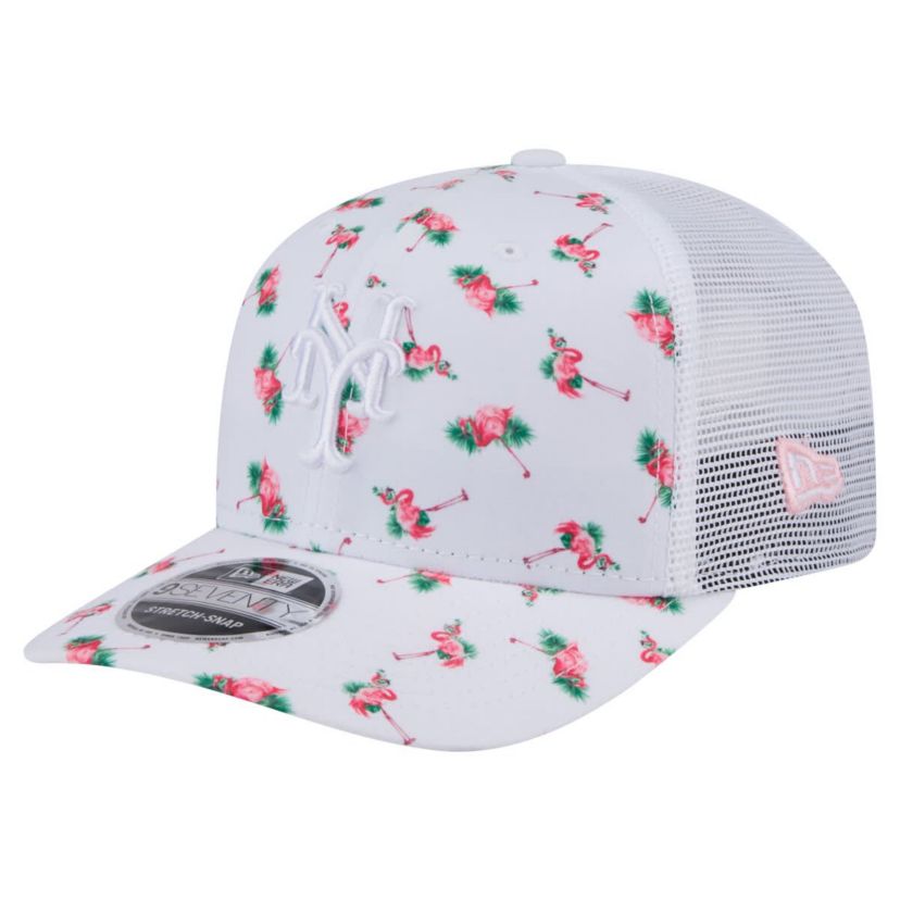 MLB New York Mets Flamingo Mesh Back 9SEVENTY Stretch-Snap Hat