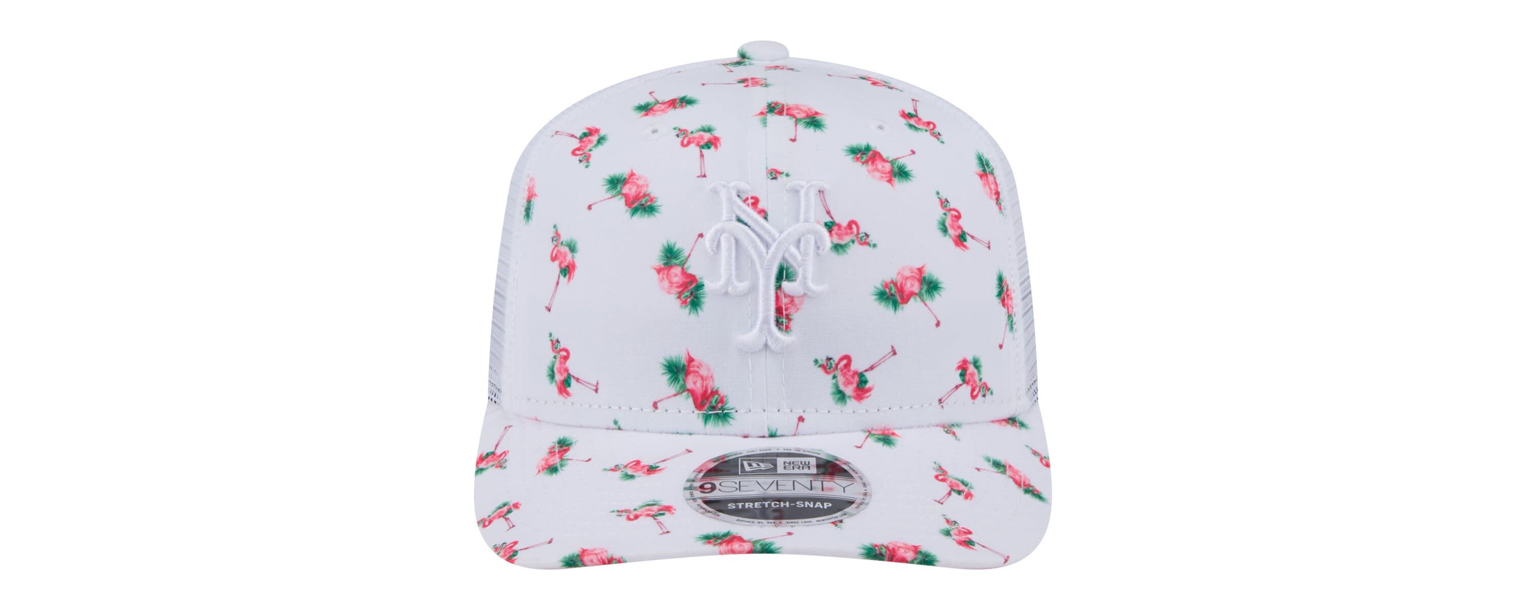 MLB New York Mets Flamingo Mesh Back 9SEVENTY Stretch-Snap Hat