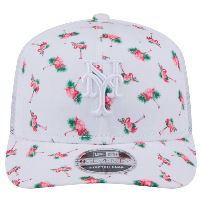 MLB New York Mets Flamingo Mesh Back 9SEVENTY Stretch-Snap Hat