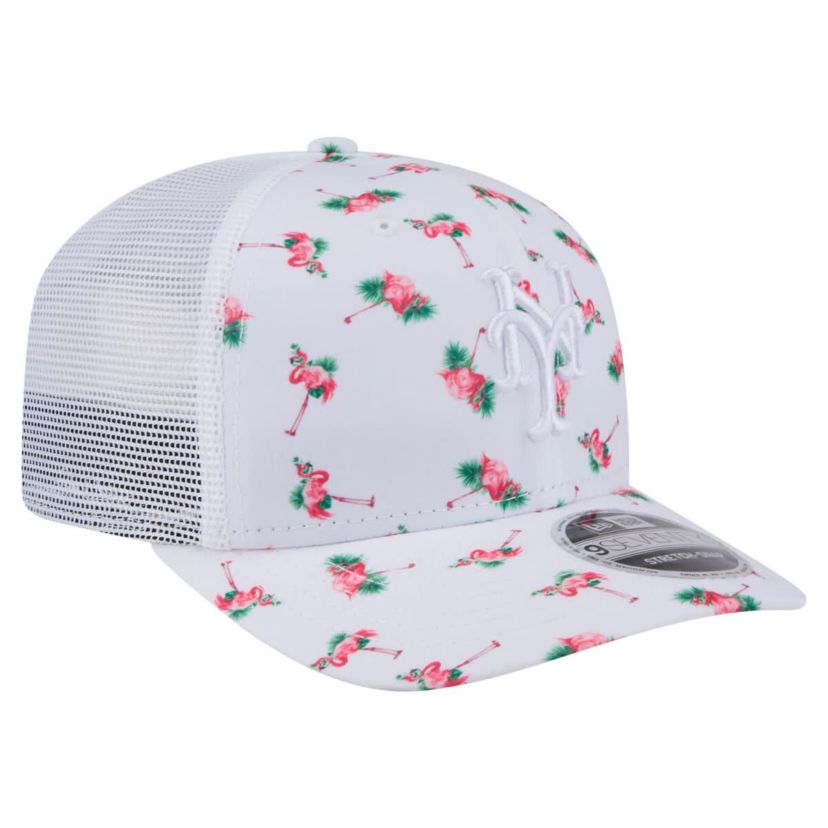 MLB New York Mets Flamingo Mesh Back 9SEVENTY Stretch-Snap Hat
