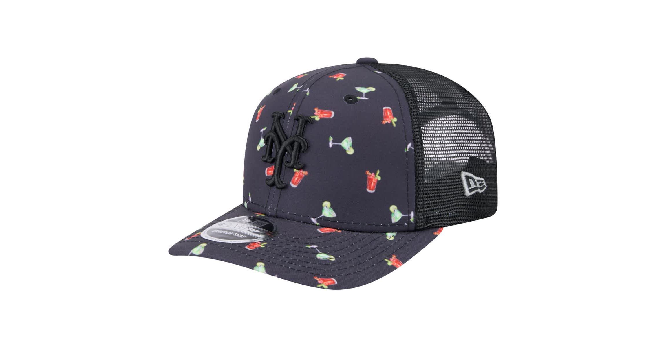MLB New York Mets Adventure Drinks Pattern 9SEVENTY Stretch-Snap Hat