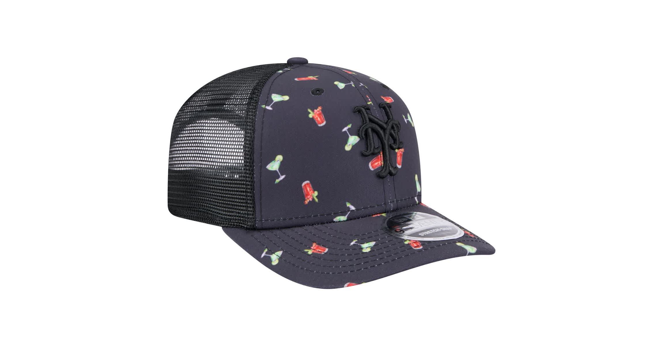 MLB New York Mets Adventure Drinks Pattern 9SEVENTY Stretch-Snap Hat