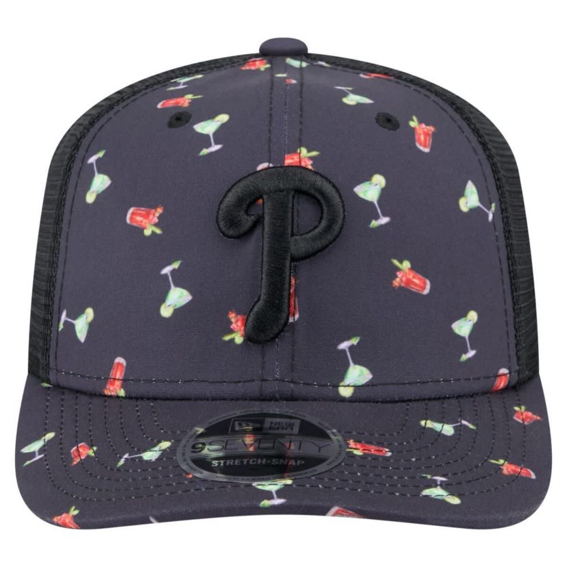 MLB Philadelphia Phillies Adventure Drinks Pattern 9SEVENTY Stretch-Snap Hat
