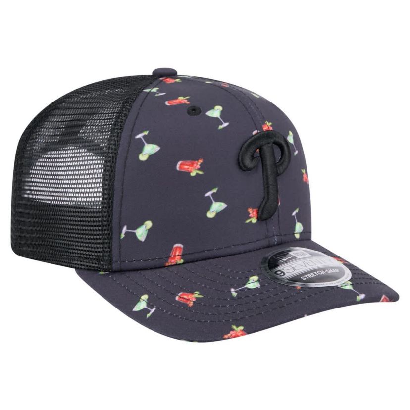 MLB Philadelphia Phillies Adventure Drinks Pattern 9SEVENTY Stretch-Snap Hat
