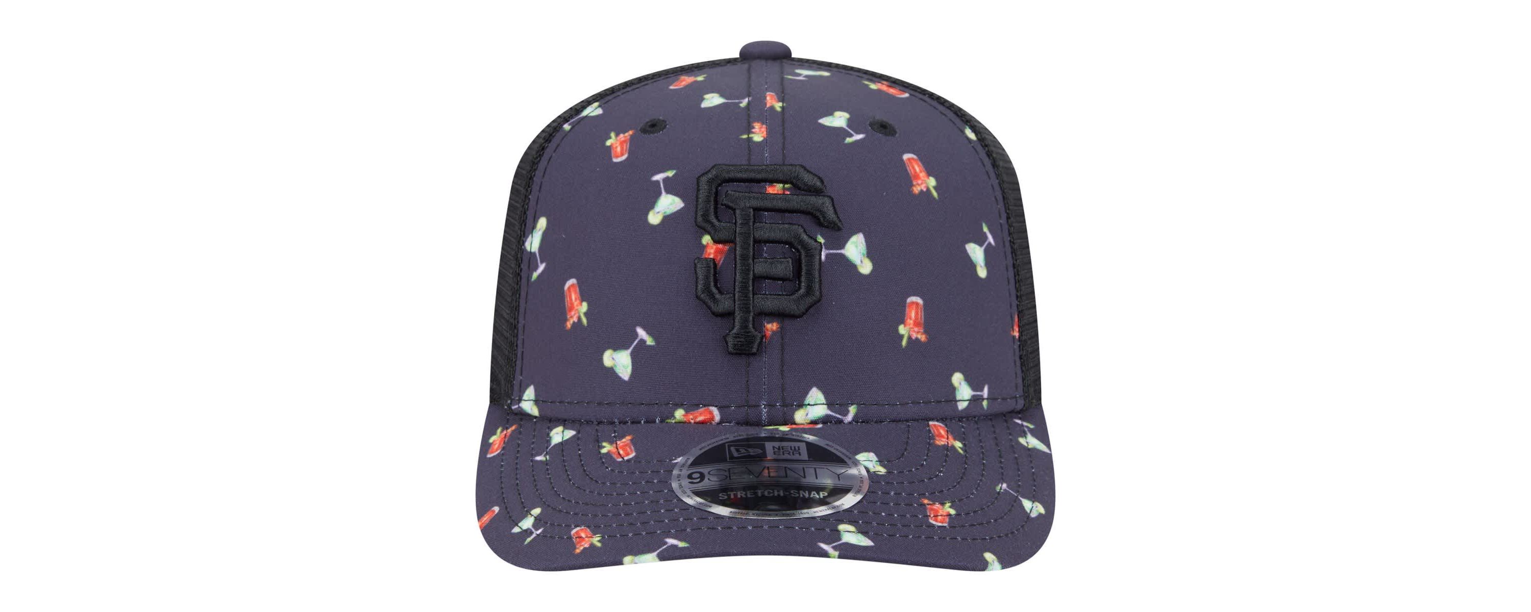 MLB San Francisco Giants Adventure Drinks Pattern 9SEVENTY Stretch-Snap Hat