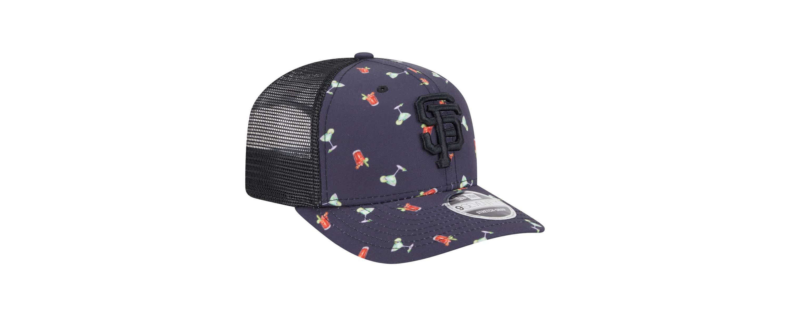 MLB San Francisco Giants Adventure Drinks Pattern 9SEVENTY Stretch-Snap Hat