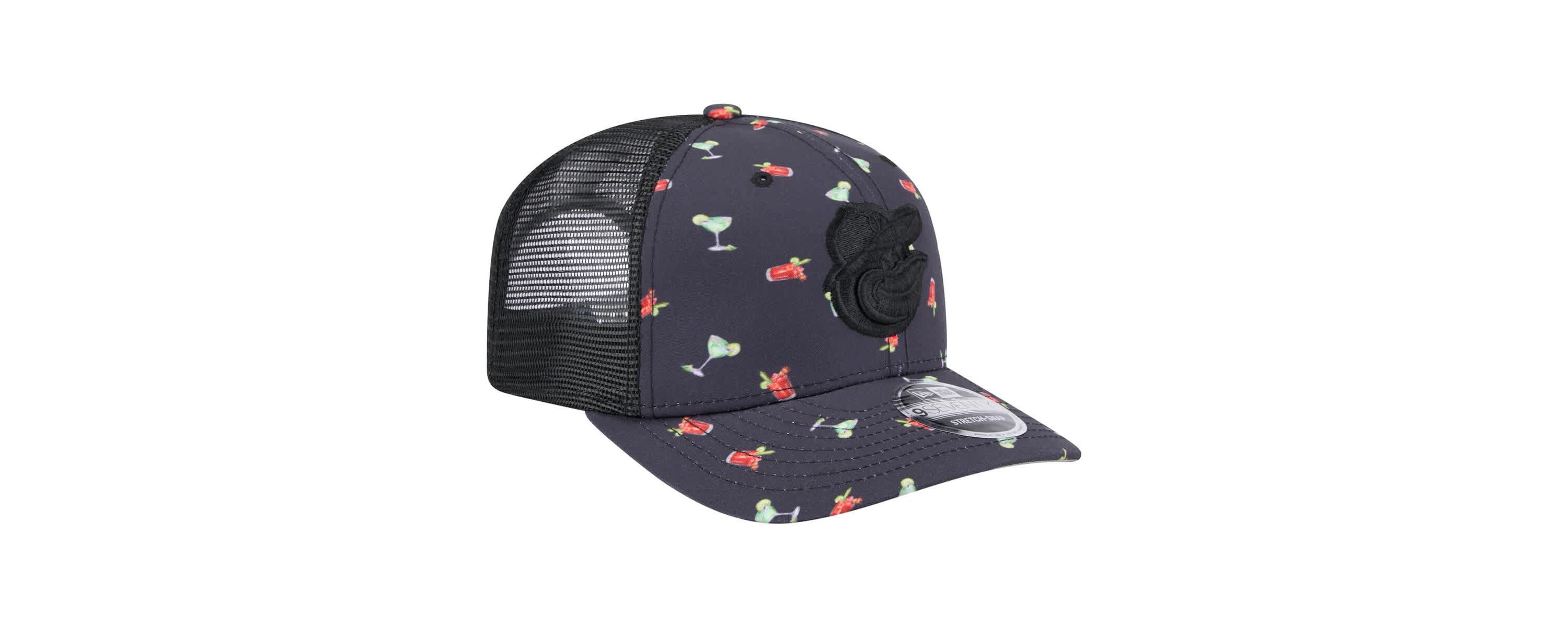 MLB Baltimore Orioles Adventure Drinks Pattern 9SEVENTY Stretch-Snap Hat