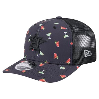 New Era Men's MLB Houston Astros Adventure Drinks Pattern 9SEVENTY Stretch-Snap Hat