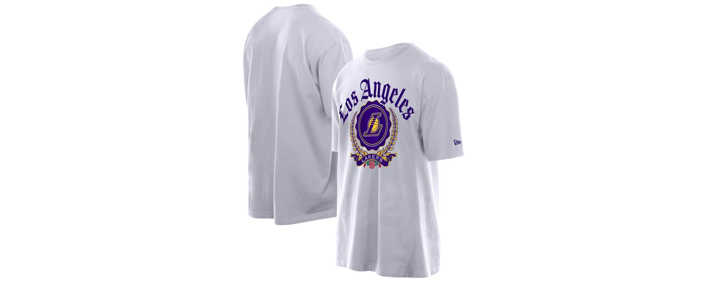 NBA Los Angeles Lakers Throwback Prep Oversized T-Shirt