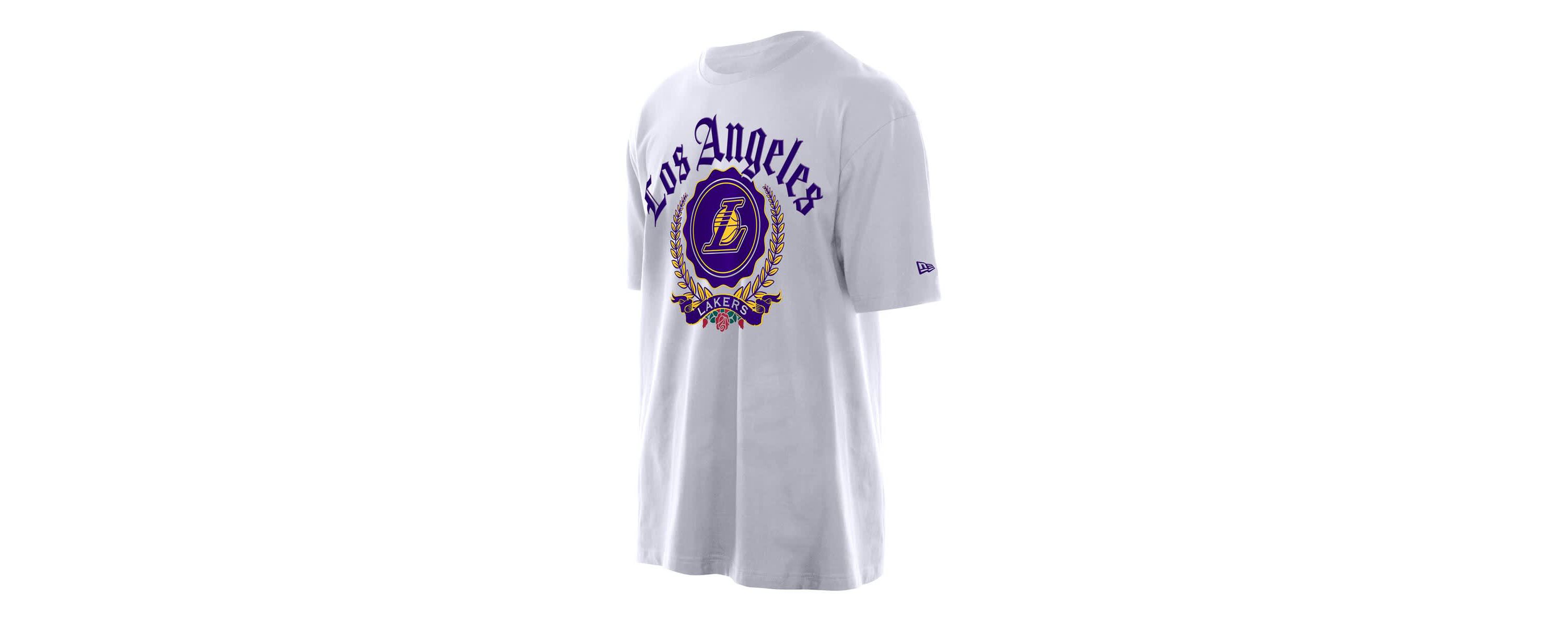 NBA Los Angeles Lakers Throwback Prep Oversized T-Shirt