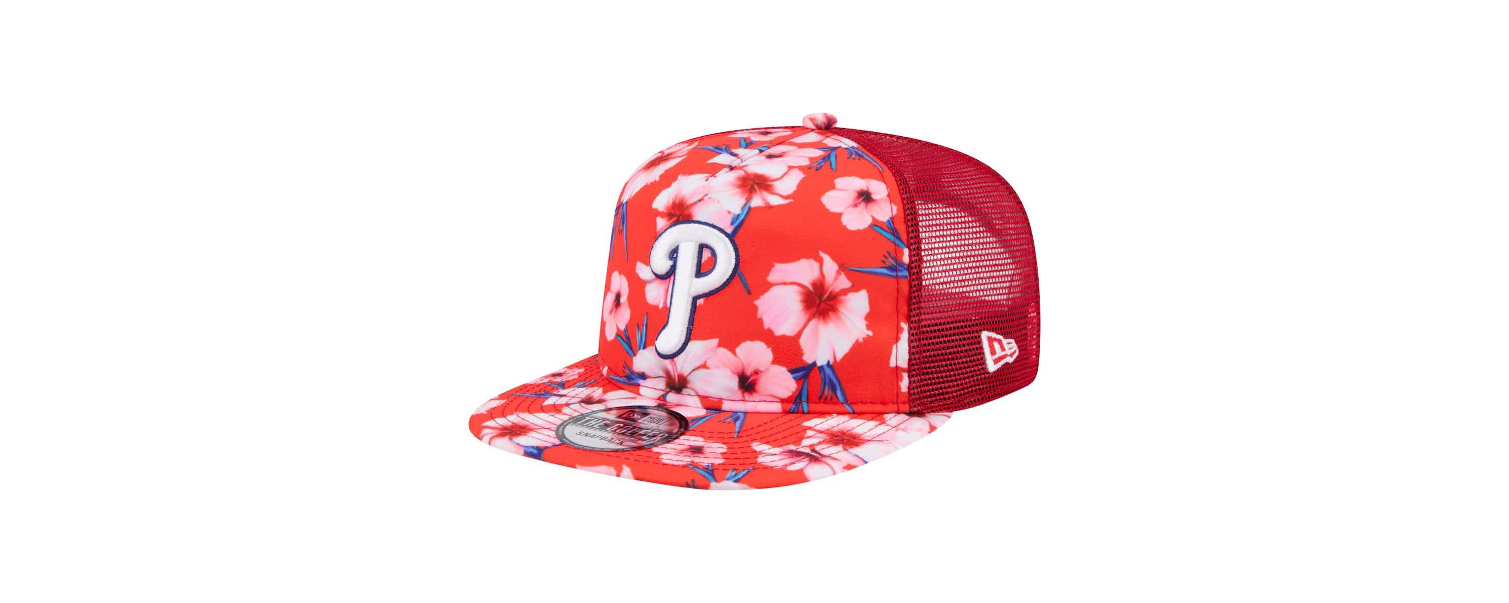 MLB Philadelphia Phillies Adventure Pattern Golfer Trucker Snapback Hat