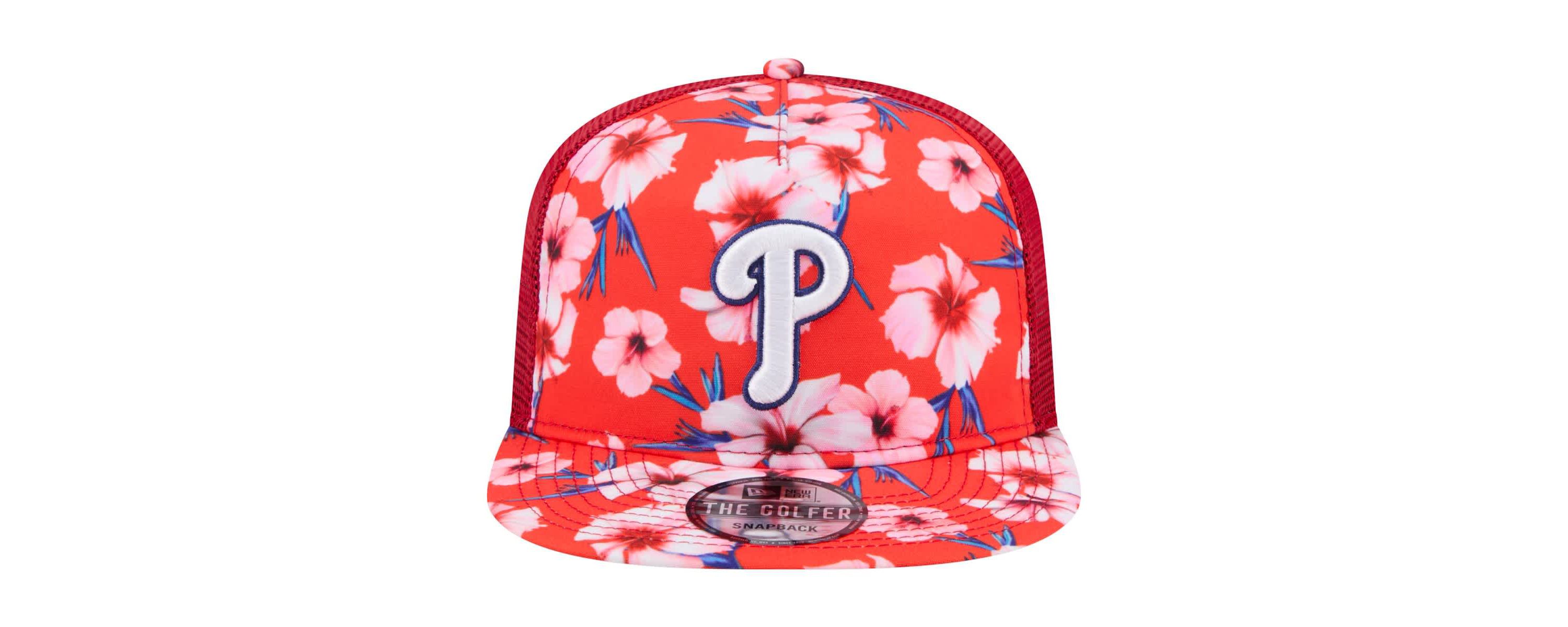 MLB Philadelphia Phillies Adventure Pattern Golfer Trucker Snapback Hat