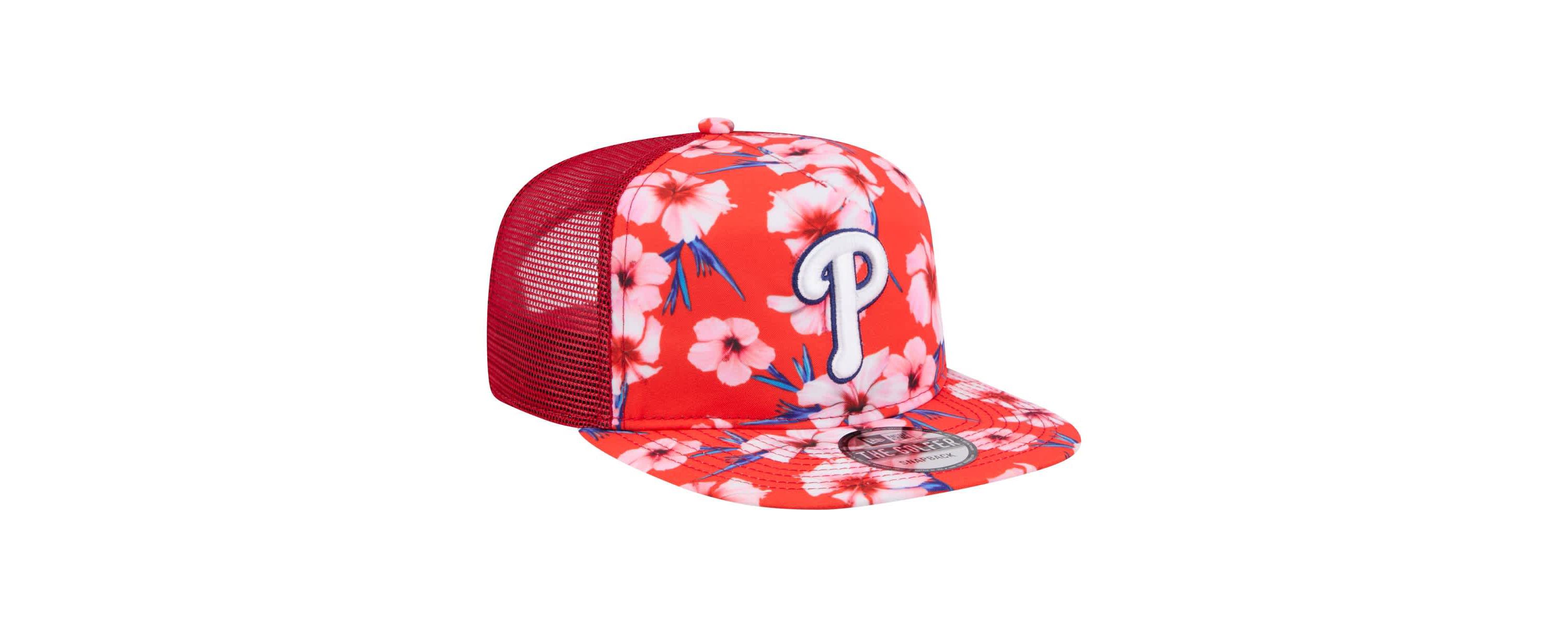MLB Philadelphia Phillies Adventure Pattern Golfer Trucker Snapback Hat