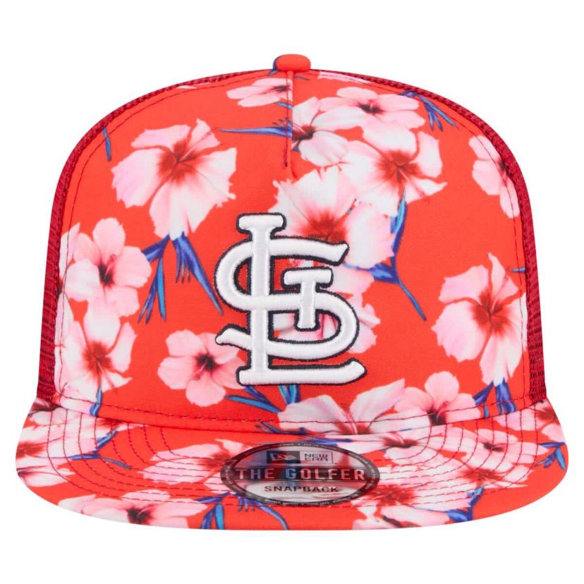 MLB St. Louis Cardinals Adventure Pattern Golfer Trucker Snapback Hat