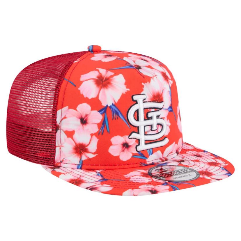 MLB St. Louis Cardinals Adventure Pattern Golfer Trucker Snapback Hat