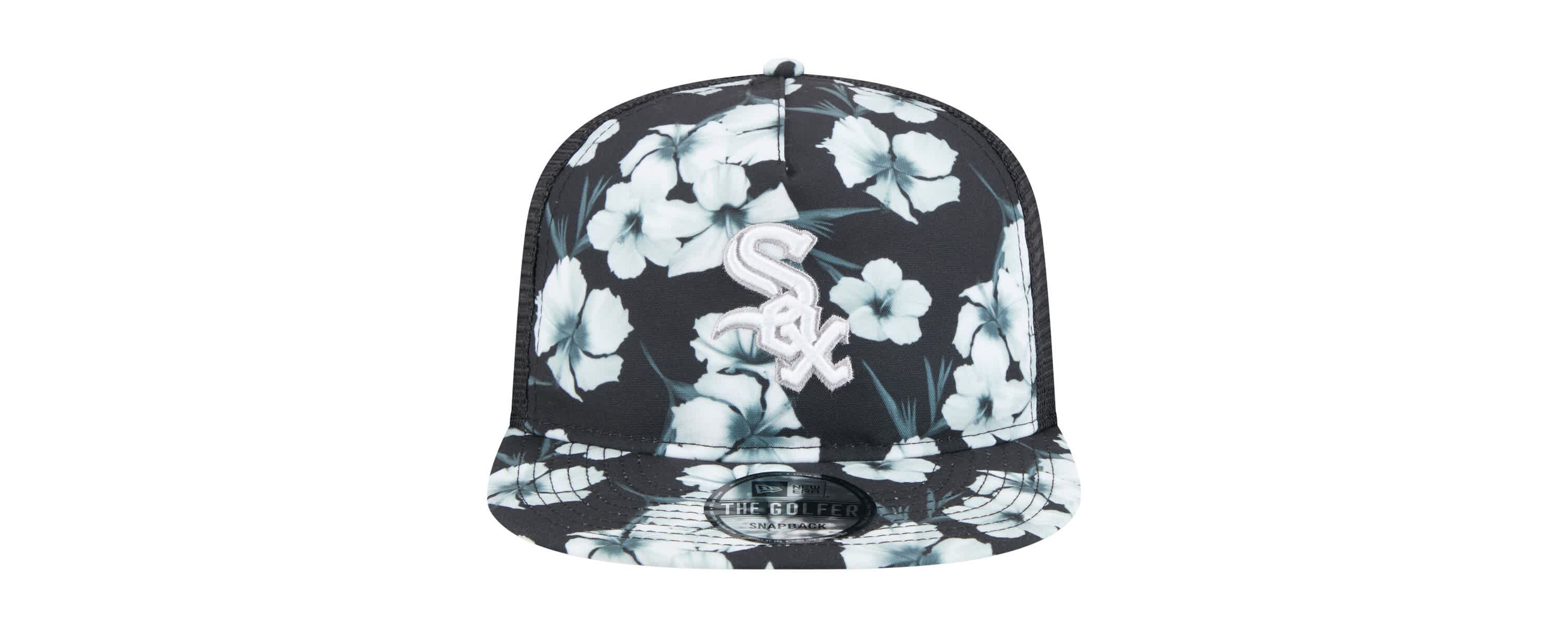Chicago White Sox MLB Chicago Sox Adventure Pattern Golfer Trucker Snapback Hat
