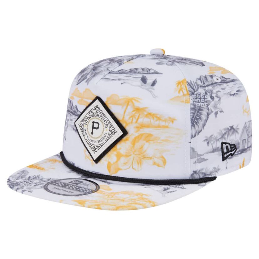 MLB Pittsburgh Pirates Printed Island Golfer Snapback Hat