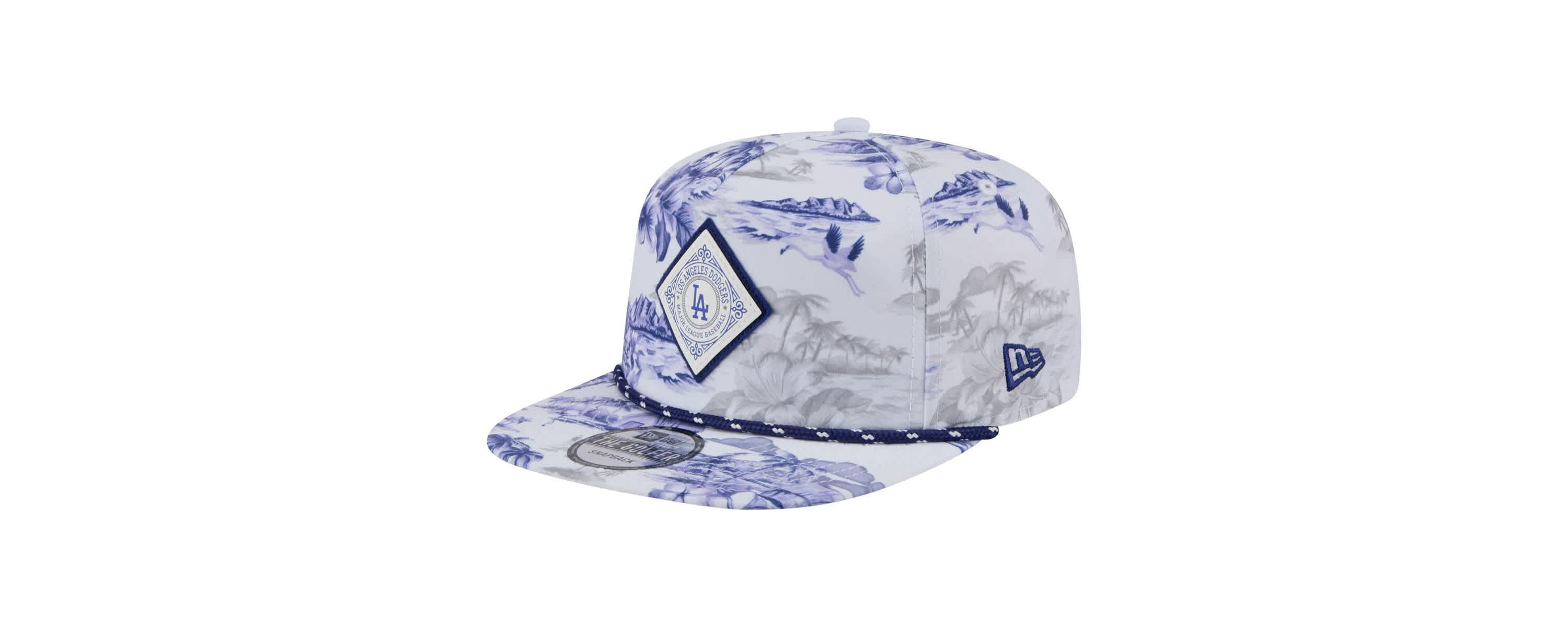 MLB Los Angeles Dodgers Printed Island Golfer Snapback Hat
