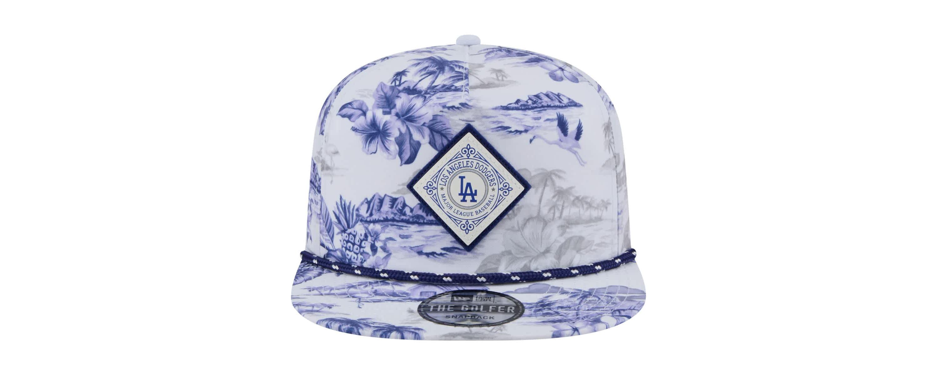 MLB Los Angeles Dodgers Printed Island Golfer Snapback Hat