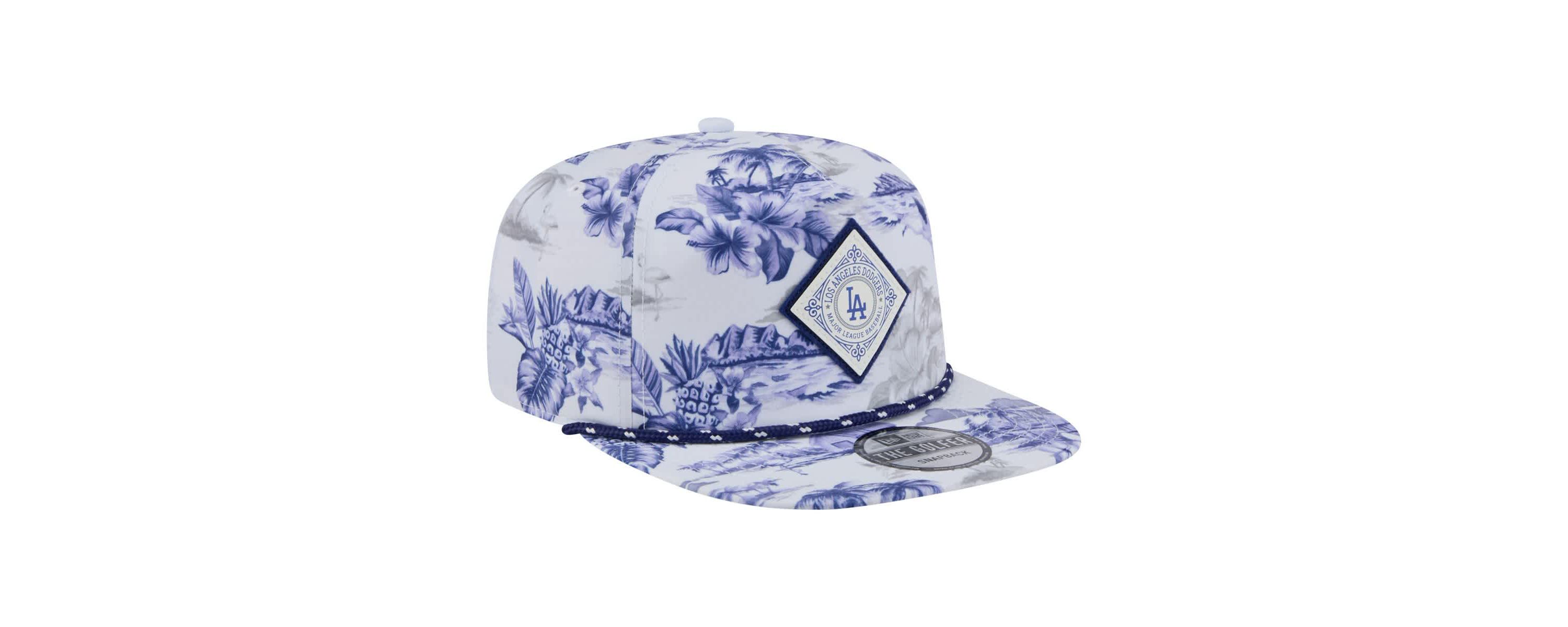 MLB Los Angeles Dodgers Printed Island Golfer Snapback Hat