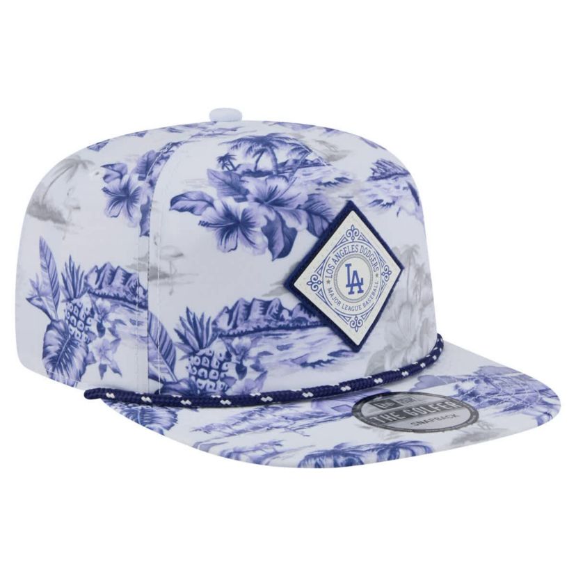 MLB Los Angeles Dodgers Printed Island Golfer Snapback Hat