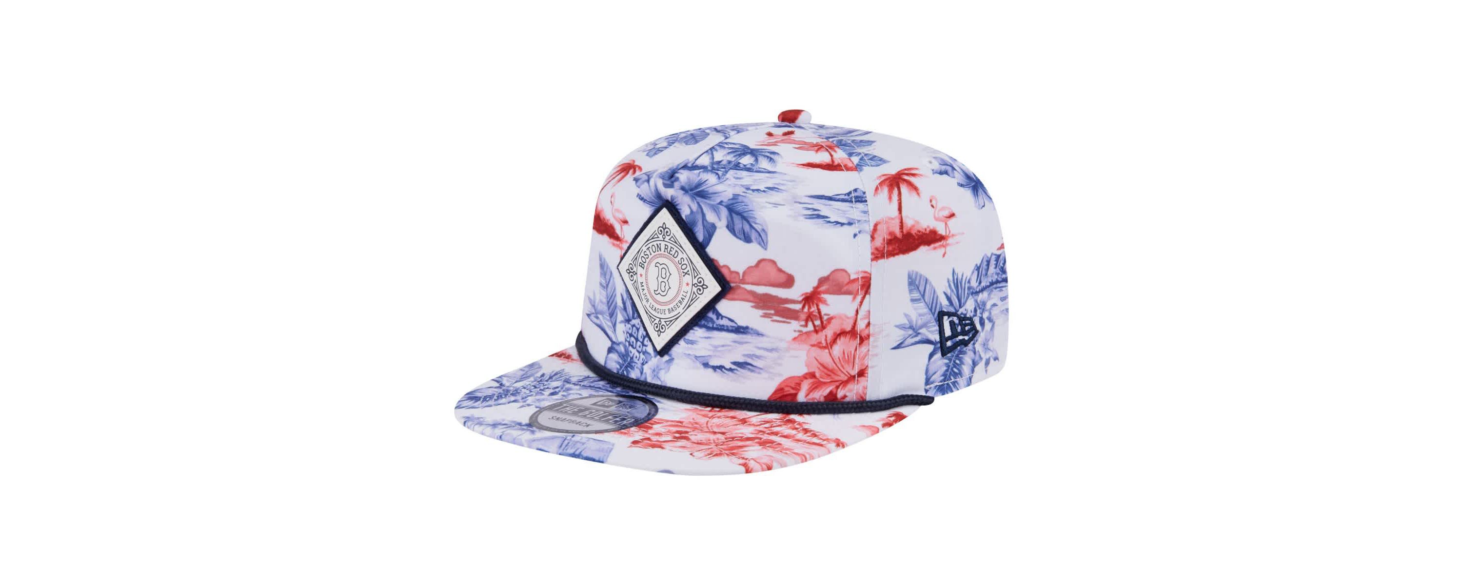 Boston Red Sox MLB Boston Sox Printed Island Golfer Snapback Hat