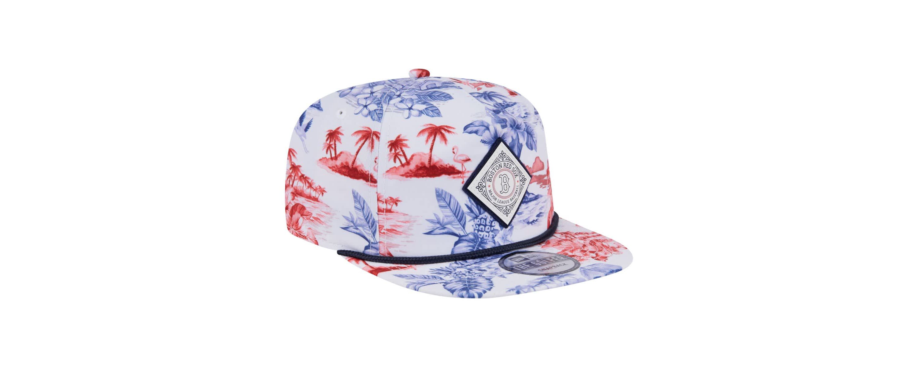Boston Red Sox MLB Boston Sox Printed Island Golfer Snapback Hat
