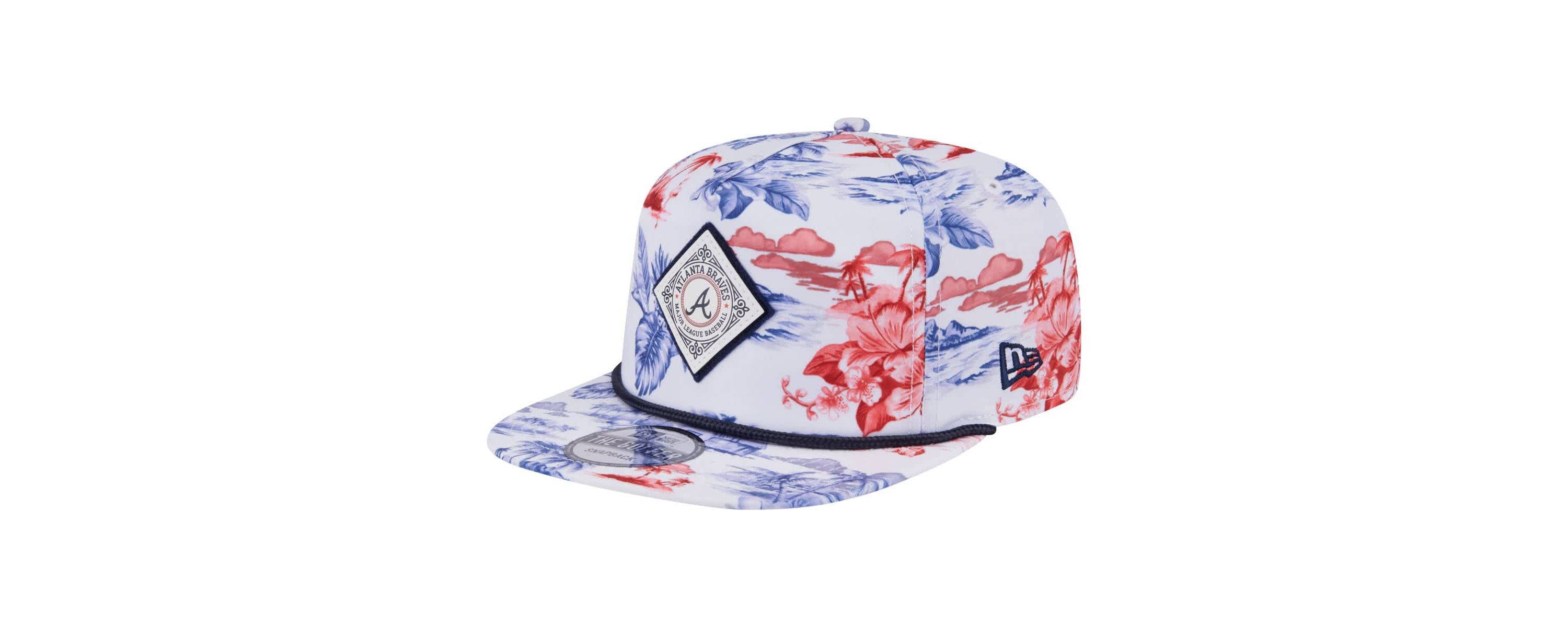 MLB Atlanta Braves Printed Island Golfer Snapback Hat