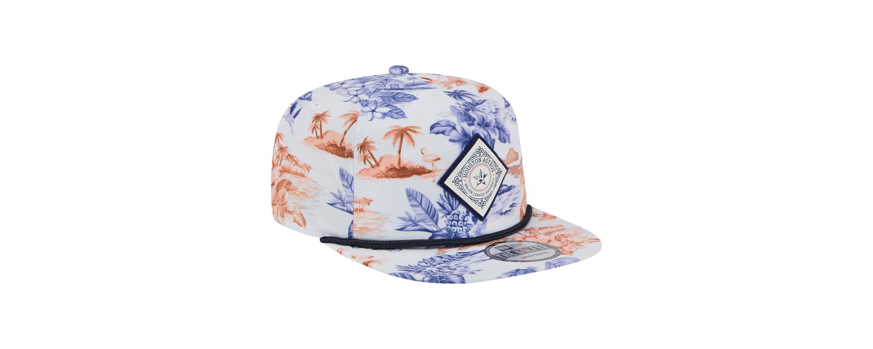MLB Houston Astros Printed Island Golfer Snapback Hat