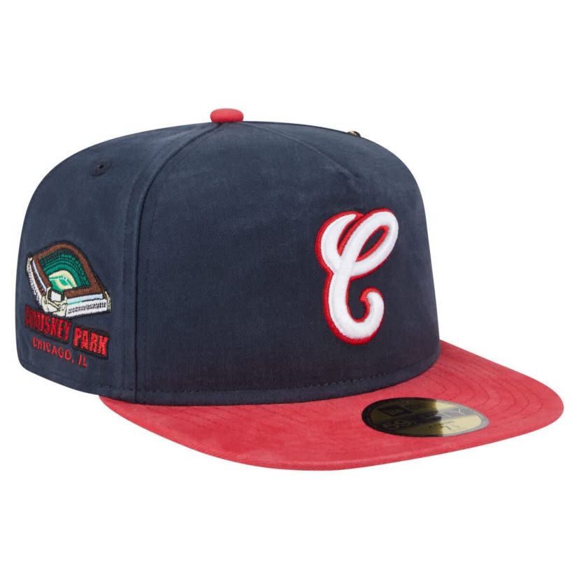 Chicago White Sox MLB Chicago Sox ship Side Flag A-Frame 59FIFTY Fitted Hat