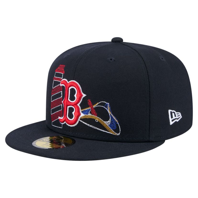 Boston Red Sox MLB Boston Sox State Stitch 59FIFTY Fitted Hat