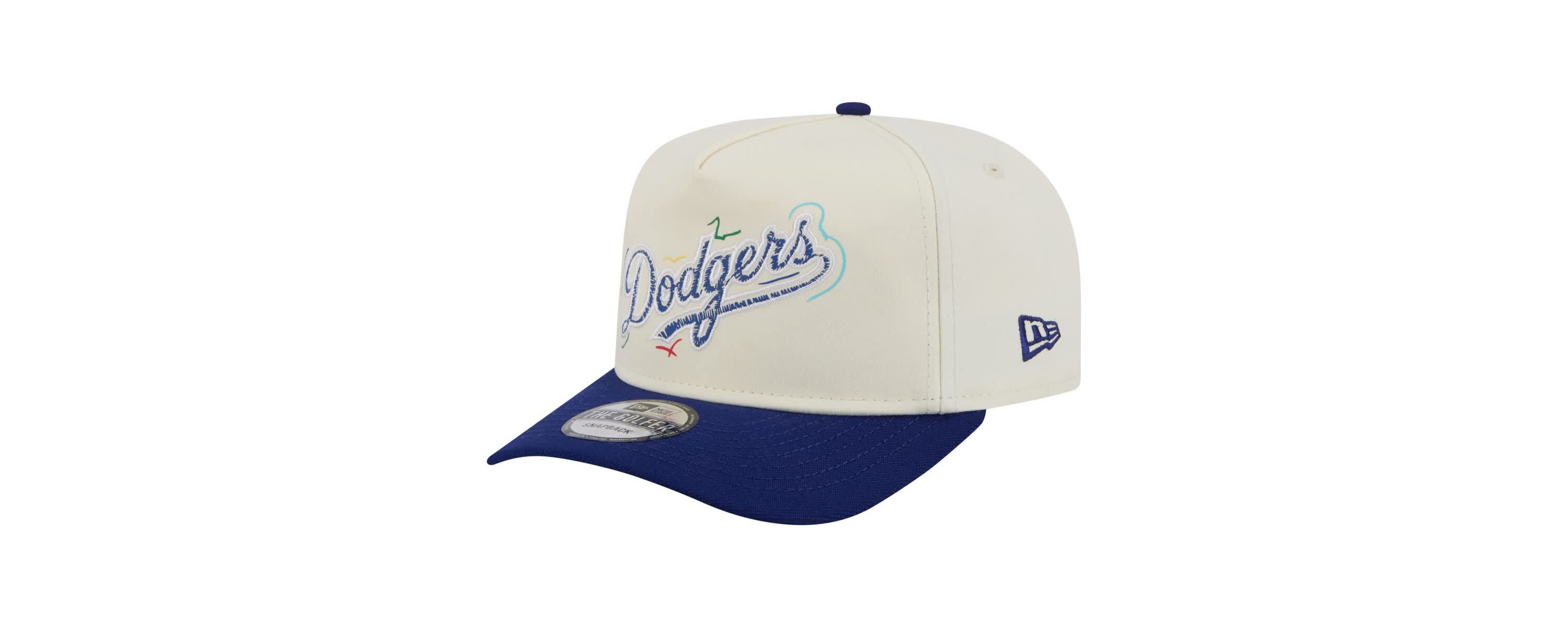 MLB Los Angeles Dodgers Team Scribble Golfer Adjustable Hat