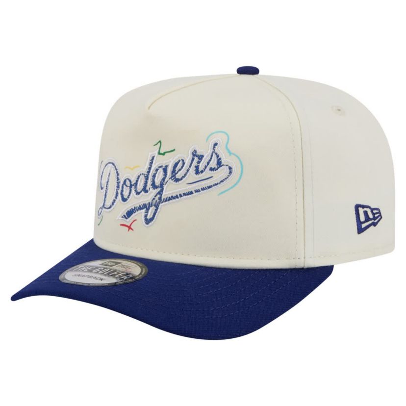 MLB Los Angeles Dodgers Team Scribble Golfer Adjustable Hat