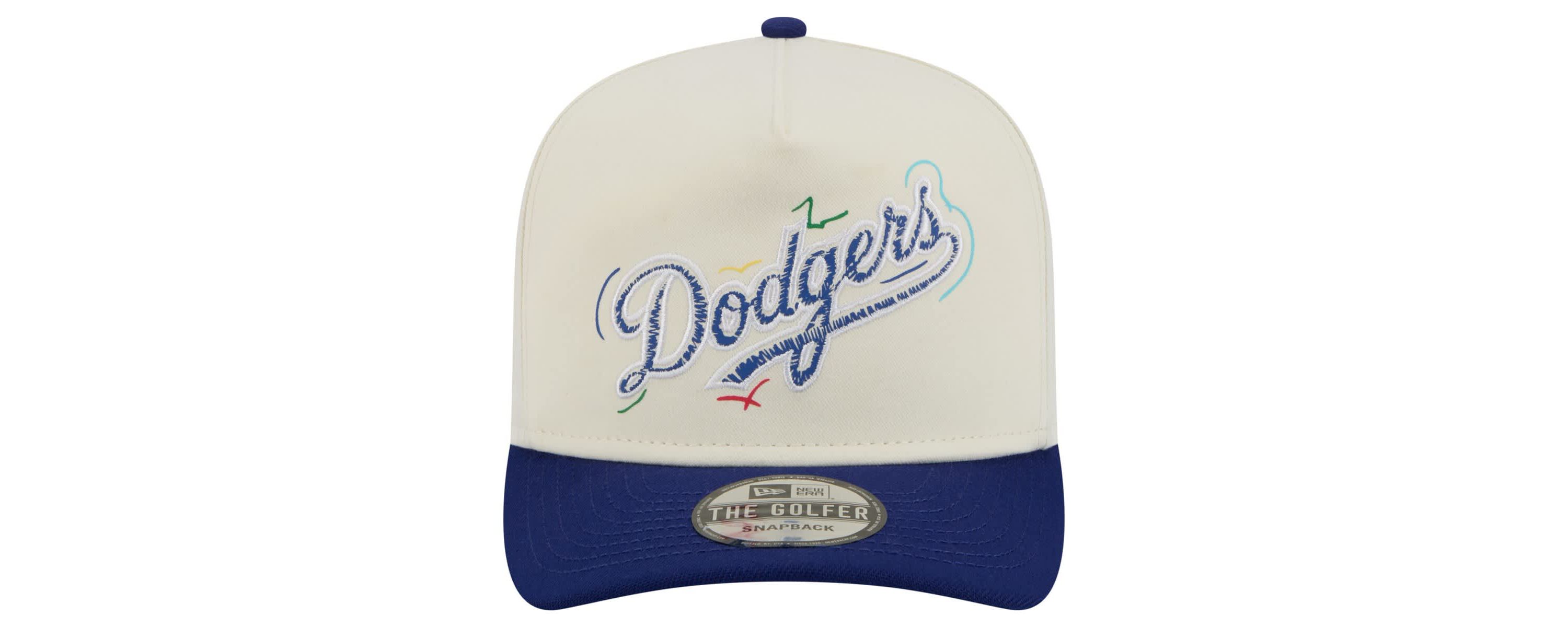 MLB Los Angeles Dodgers Team Scribble Golfer Adjustable Hat