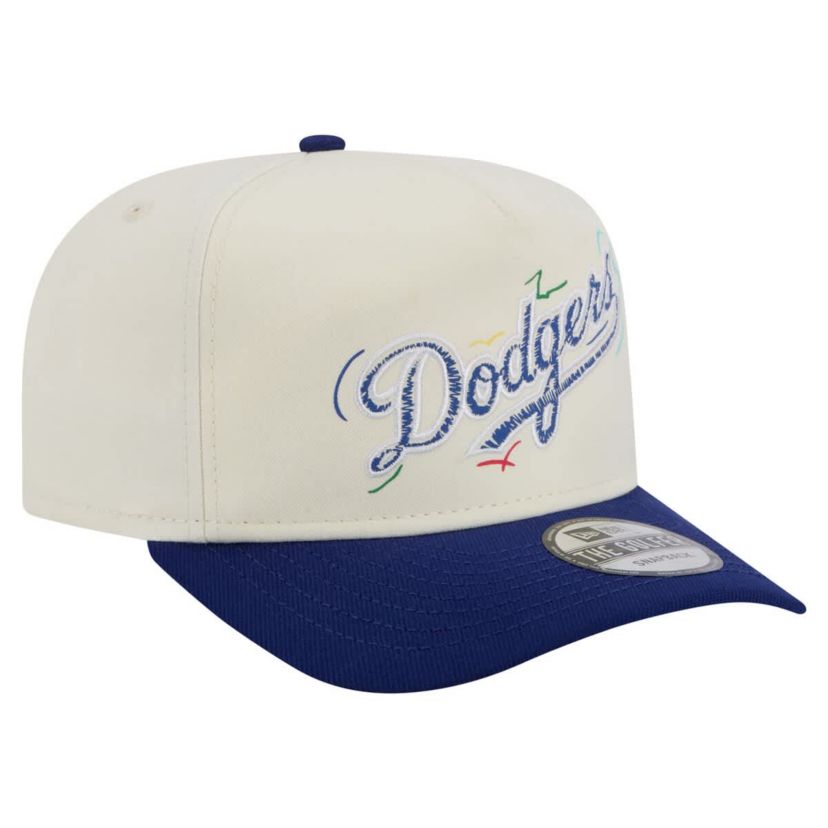 MLB Los Angeles Dodgers Team Scribble Golfer Adjustable Hat