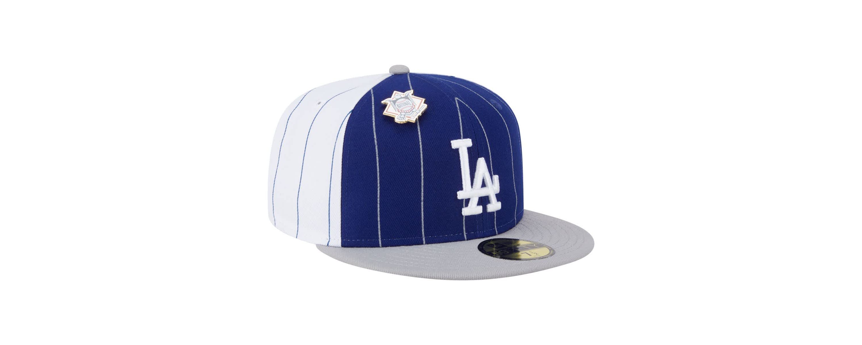 MLB Dark Los Angeles Dodgers Pinstripe 59FIFTY Fitted Hat
