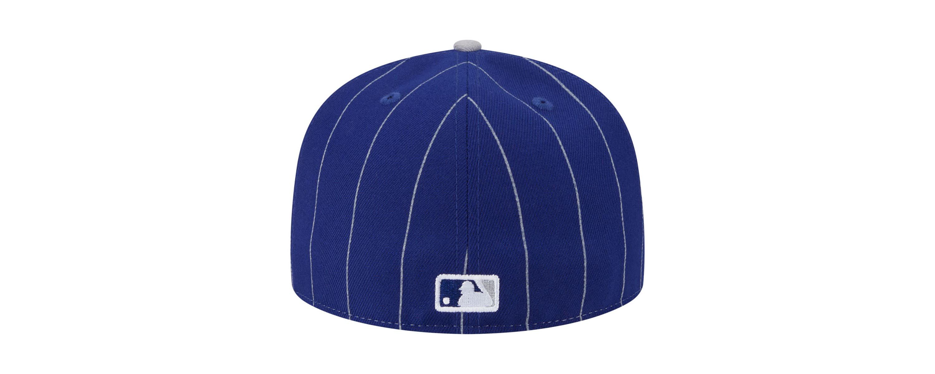 MLB Dark Los Angeles Dodgers Pinstripe 59FIFTY Fitted Hat