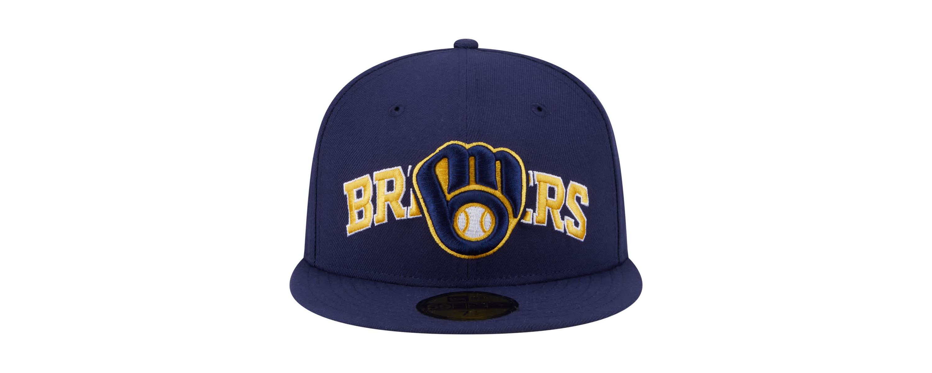 MLB Milwaukee Brewers Overlap 59FIFTY Fitted Hat