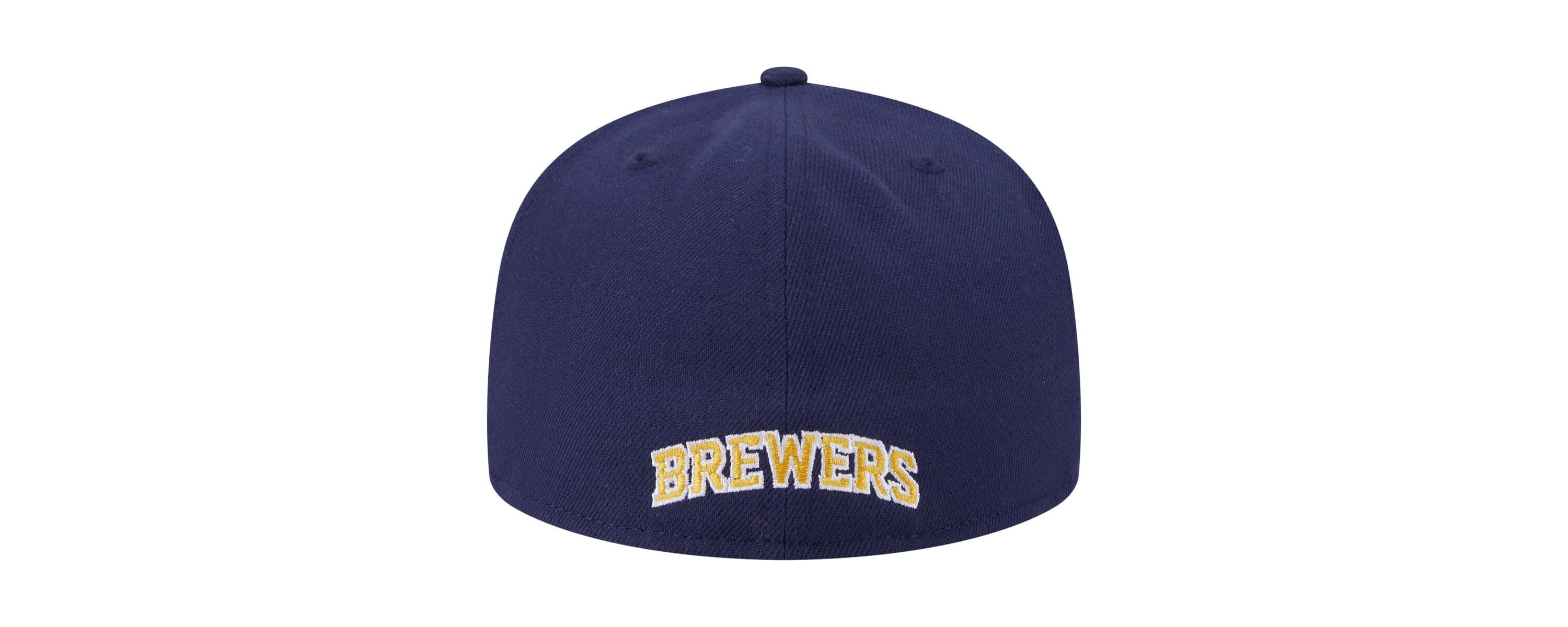 MLB Milwaukee Brewers Overlap 59FIFTY Fitted Hat