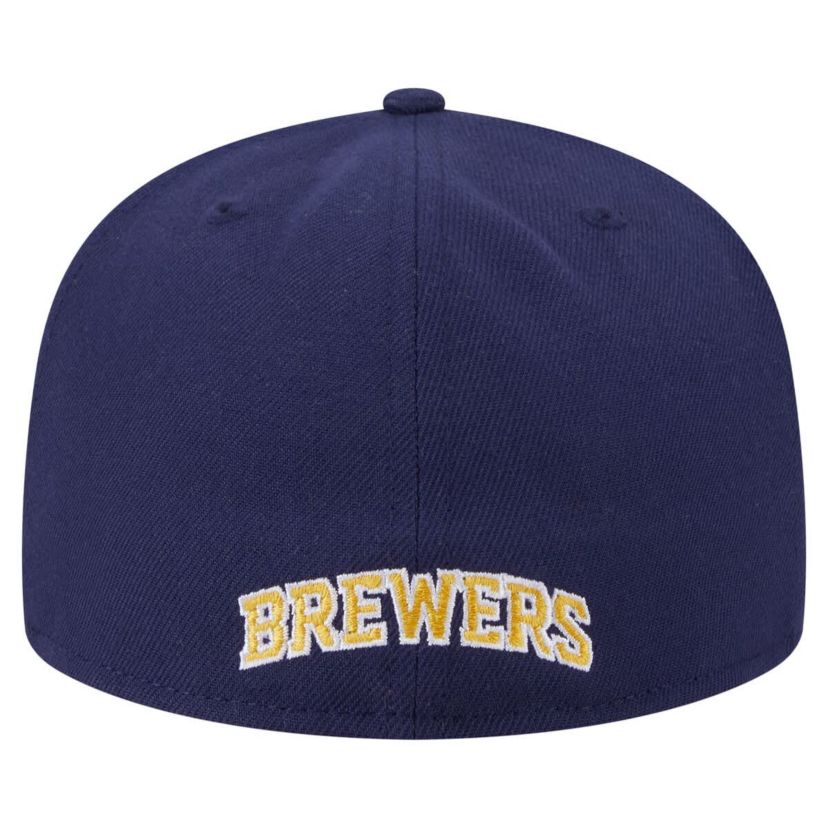 MLB Milwaukee Brewers Overlap 59FIFTY Fitted Hat