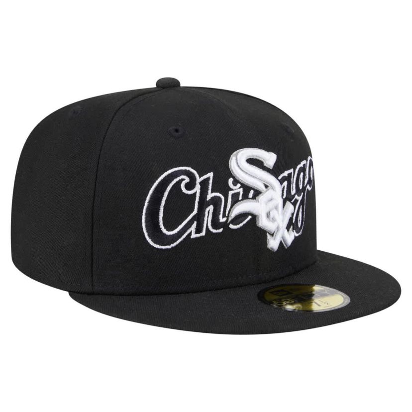 Chicago White Sox MLB Chicago Sox Overlap 59FIFTY Fitted Hat