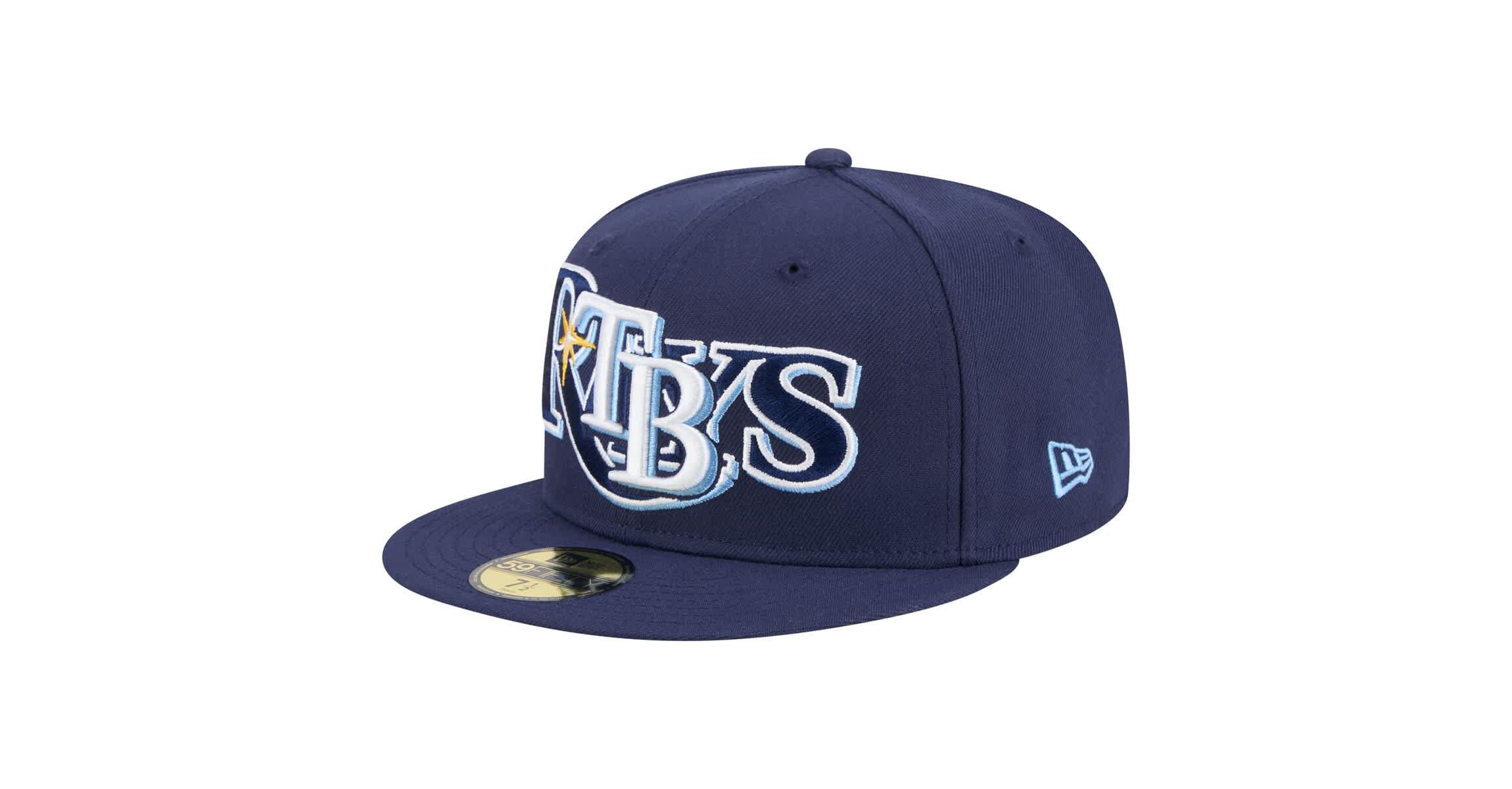 MLB Tampa Bay Rays Overlap 59FIFTY Fitted Hat