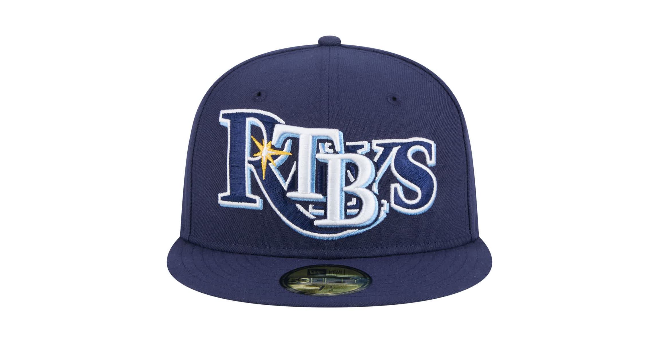 MLB Tampa Bay Rays Overlap 59FIFTY Fitted Hat