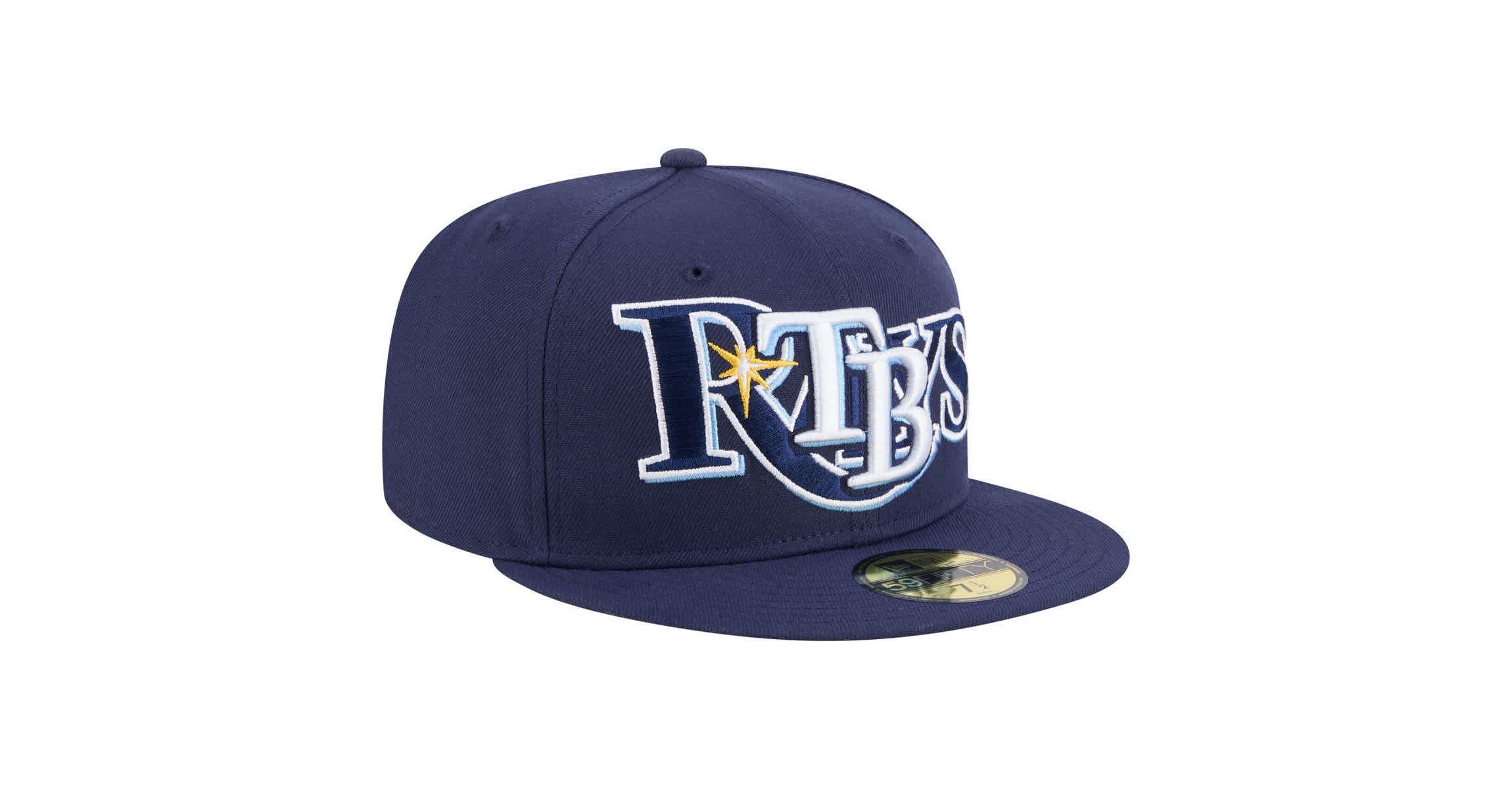 MLB Tampa Bay Rays Overlap 59FIFTY Fitted Hat
